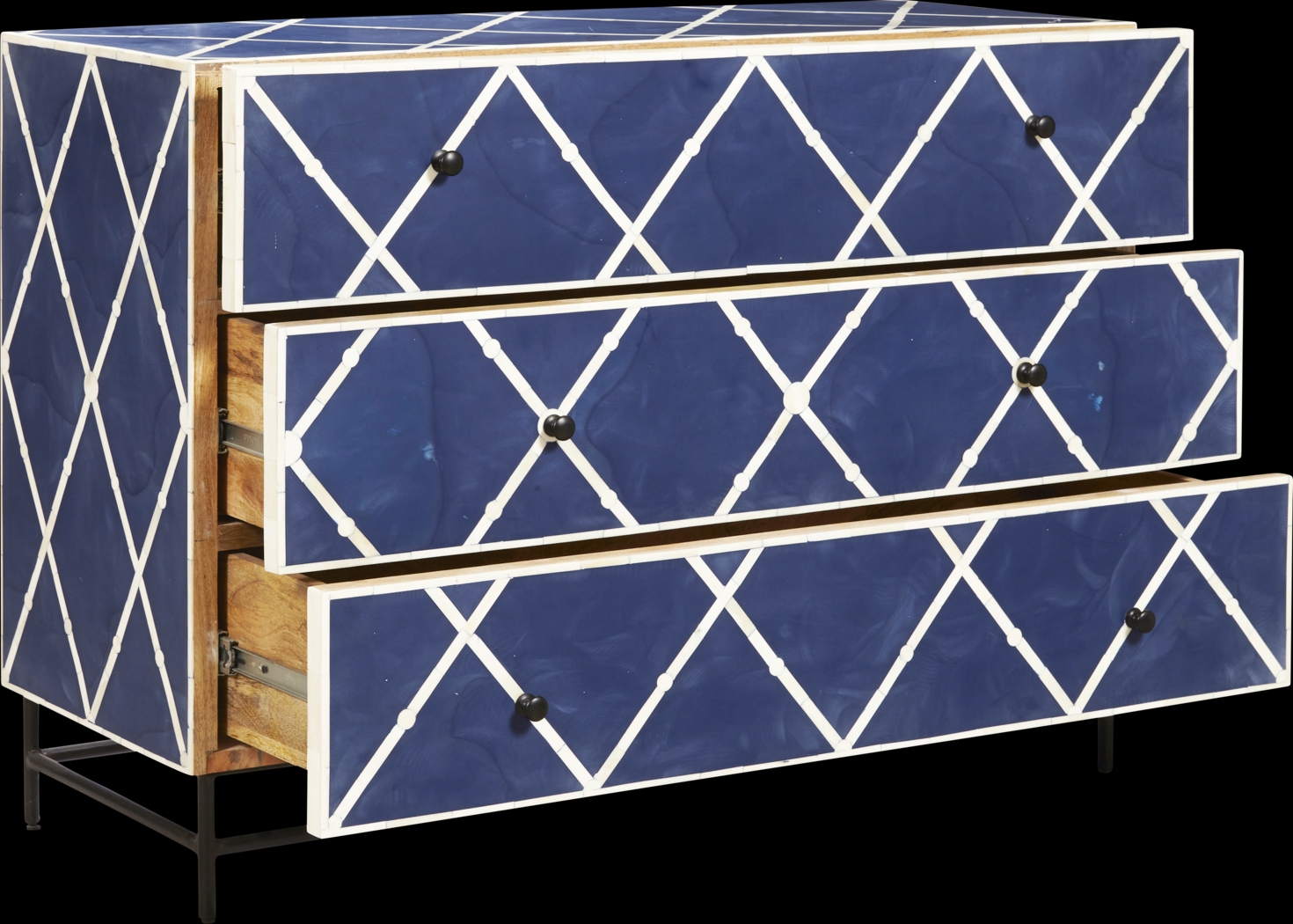 Tuckerbunn Navy Accent Cabinet - Thumbnail - Image 3