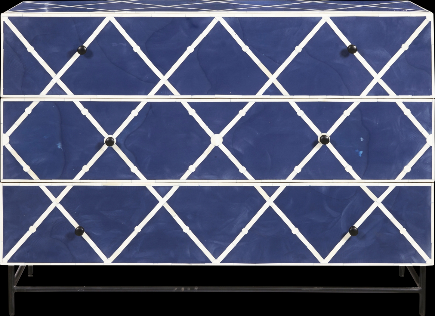 Tuckerbunn Navy Accent Cabinet - Thumbnail - Image 1