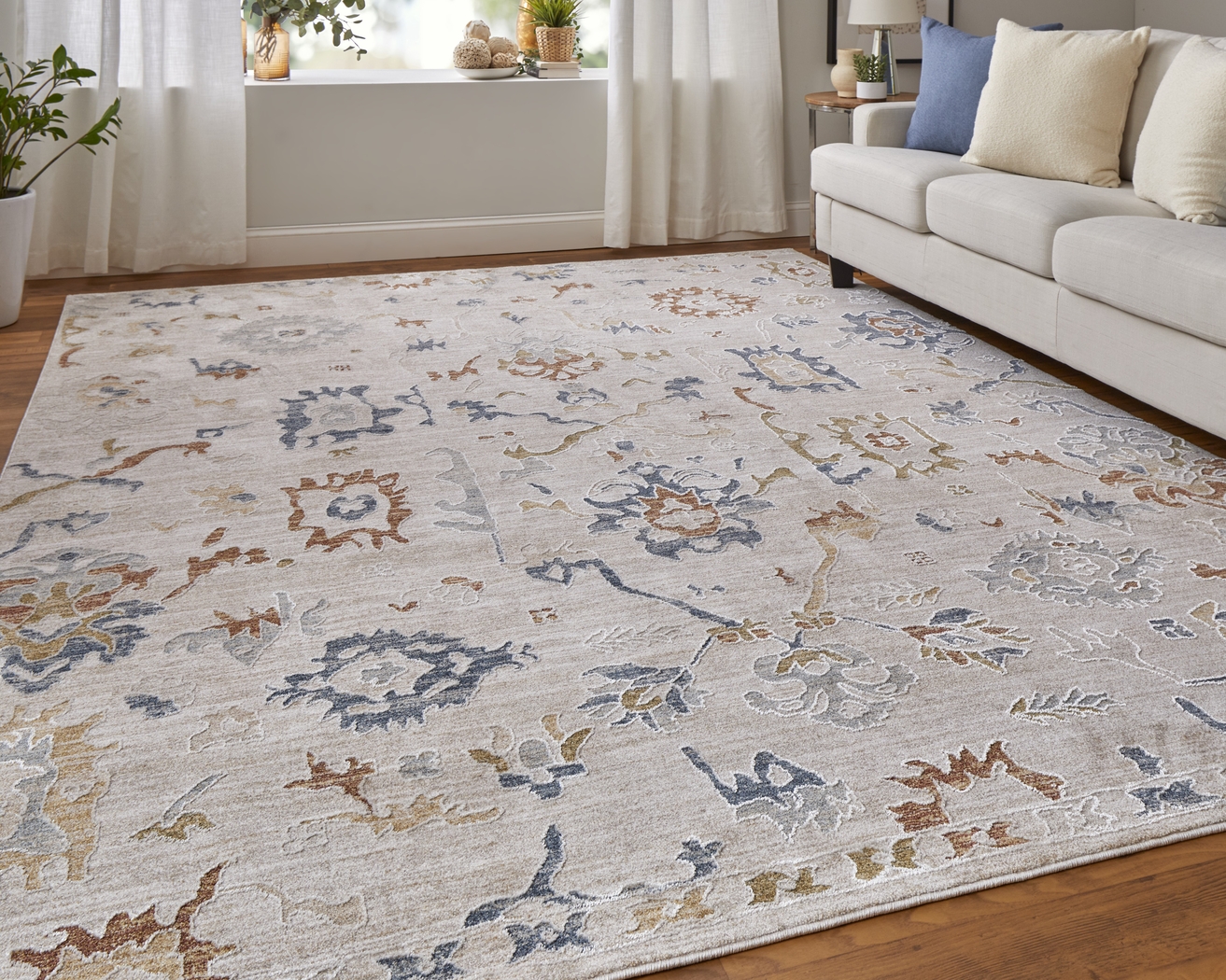 Tudama Ivory 5' x 7'6 Rug - Thumbnail - Image 3