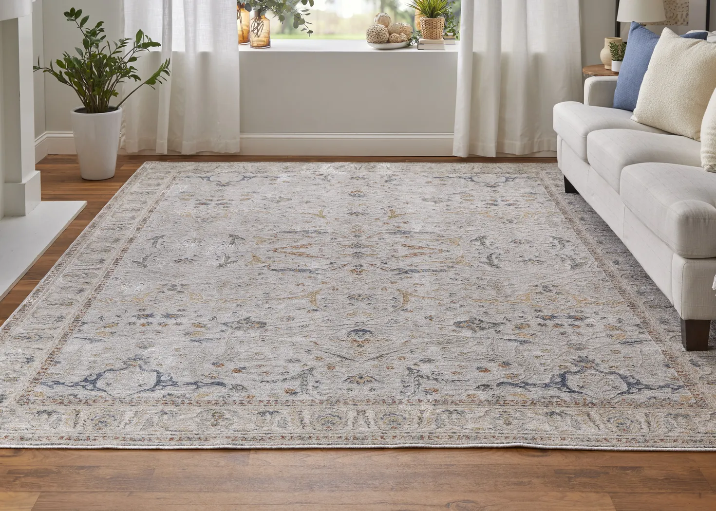 Tudama Ivory 7'10 x 10'3 Rug - Thumbnail - Image 2
