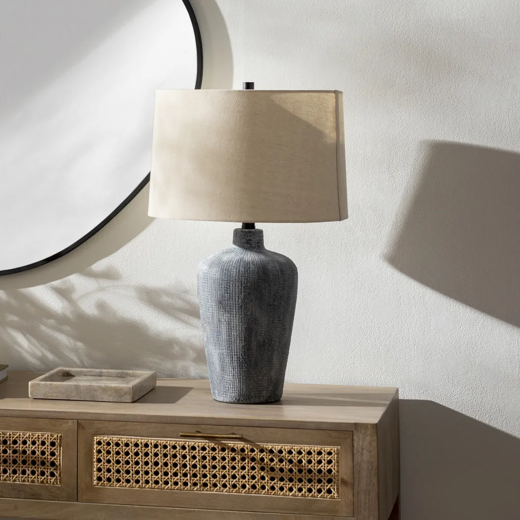 Tudor Street Gray Lamp - Thumbnail - Image 2