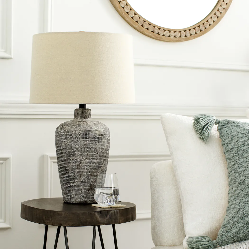 Tudor Street Gray Lamp - Thumbnail - Image 3