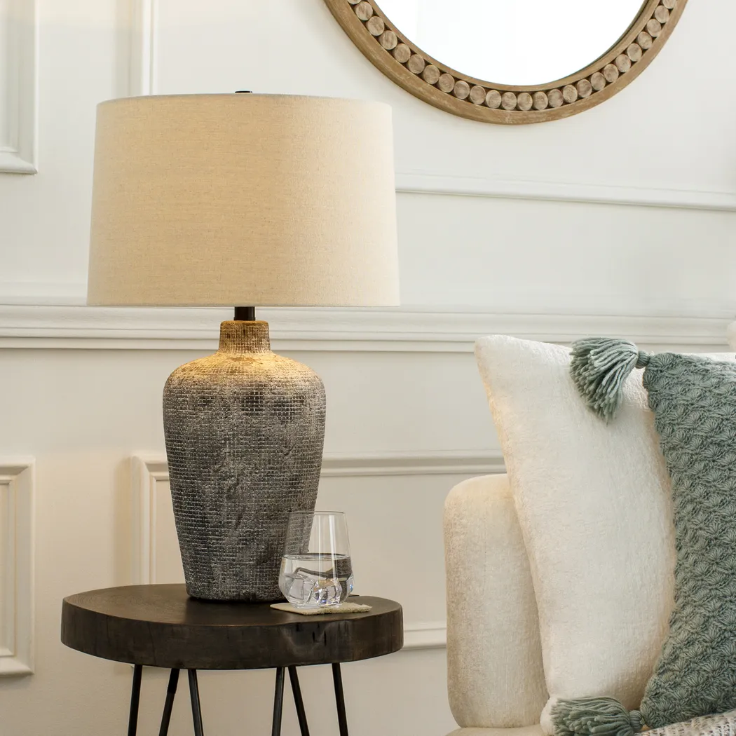 Tudor Street Gray Lamp - Thumbnail - Image 4