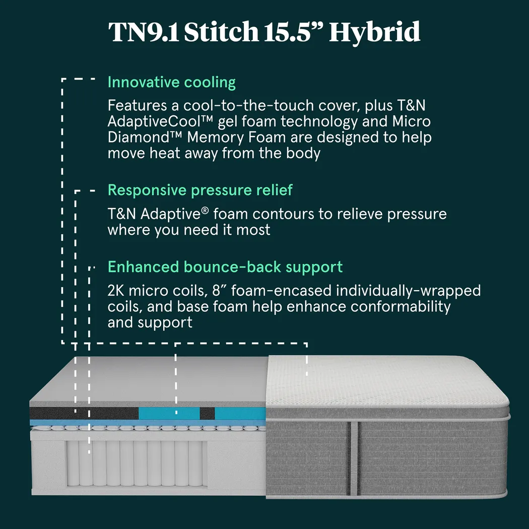 Tuft & Needle Stitch TN9.1 California King Mattress - Image 8