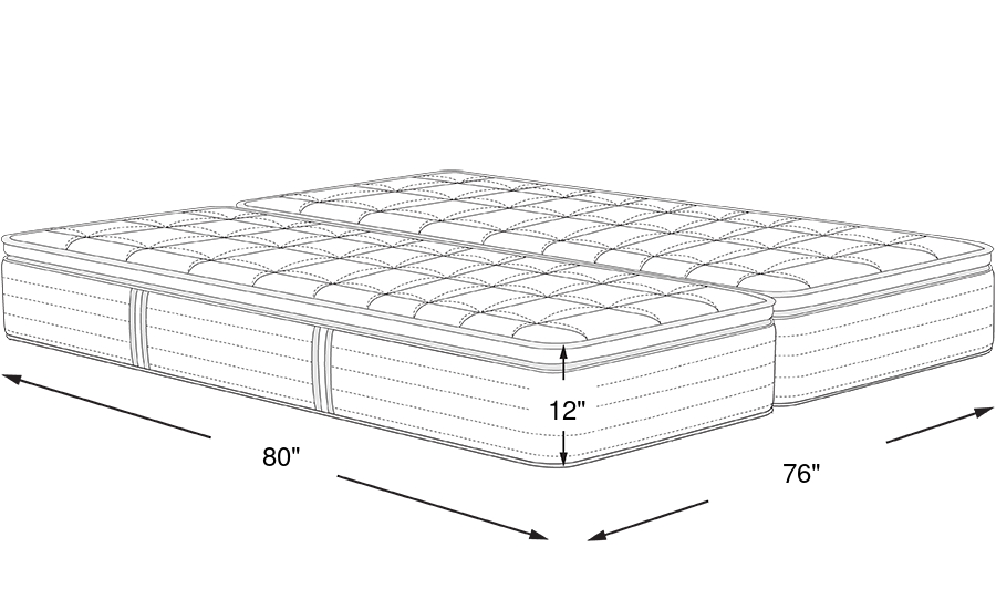 Dimension Image. Please refer to the Dimension Tab on this page for dimension details.