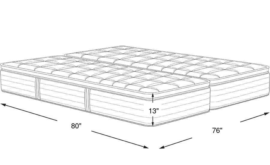 Dimension Image. Please refer to the Dimension Tab on this page for dimension details.
