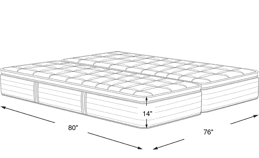 Dimension Image. Please refer to the Dimension Tab on this page for dimension details.