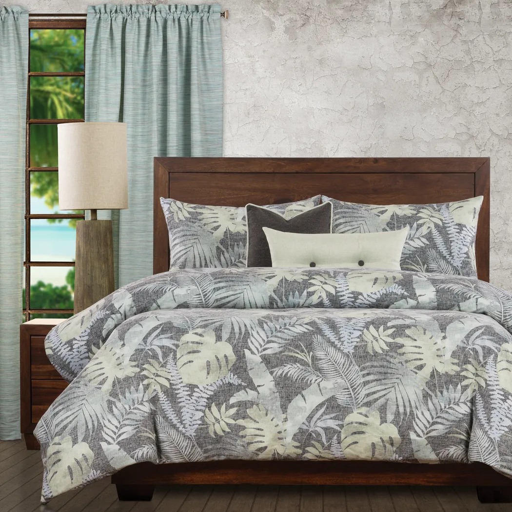 Tufthunter Gray 6pc Queen Duvet Cover Set - Thumbnail - Image 1