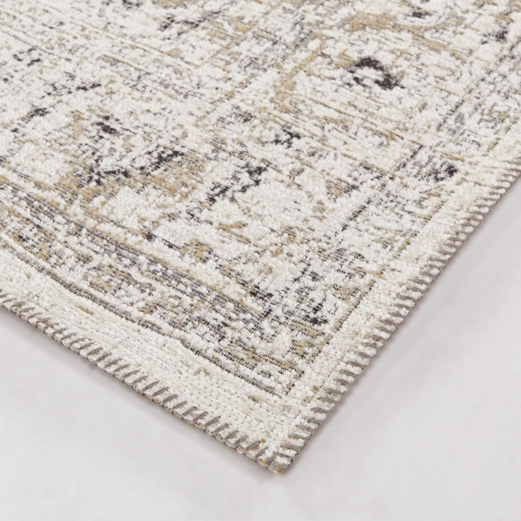 Tukmee Cream 7'10 x 10' Area Rug - Thumbnail - Image 3