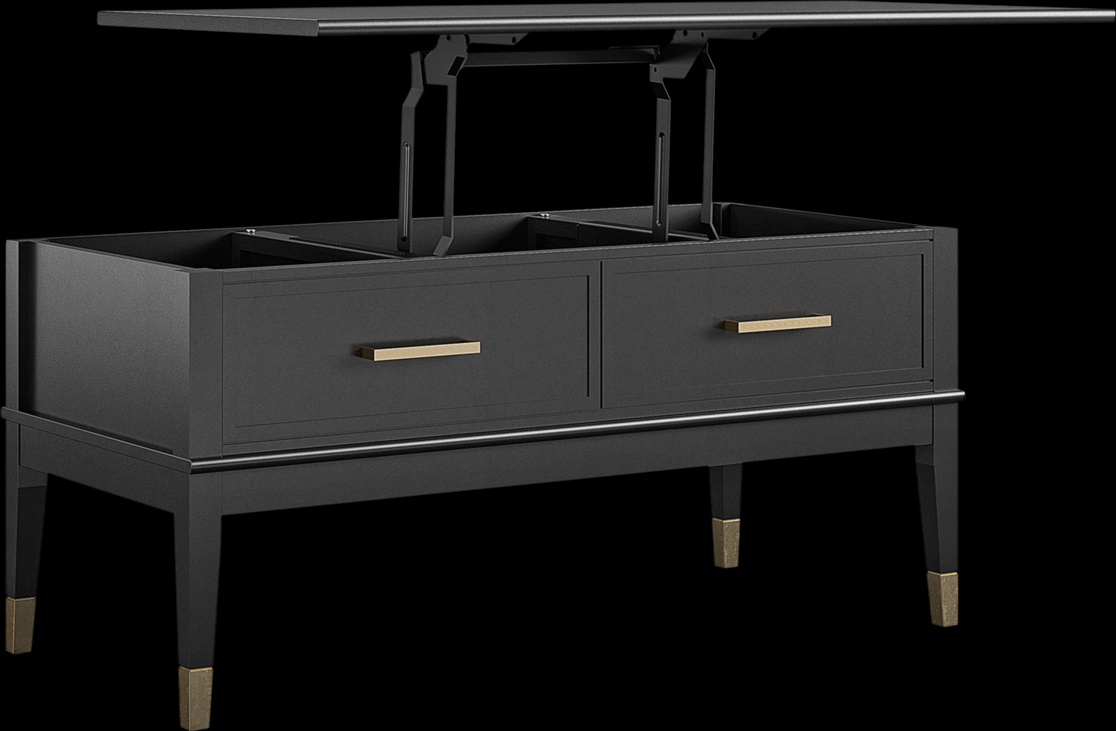 Tulagin Black Lift-Top Cocktail Table - Thumbnail - Image 5