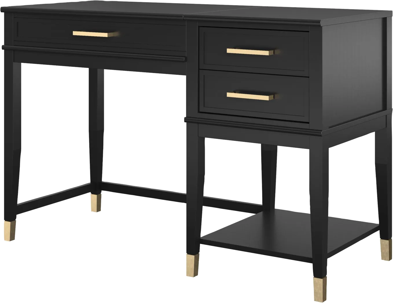 Tulagin Black Lift-Top Desk - Thumbnail - Image 6