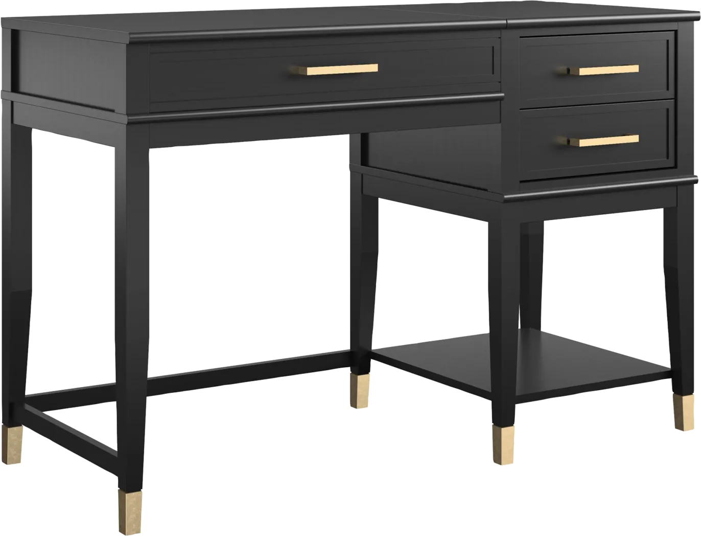 Tulagin Black Lift-Top Desk - Thumbnail - Image 1