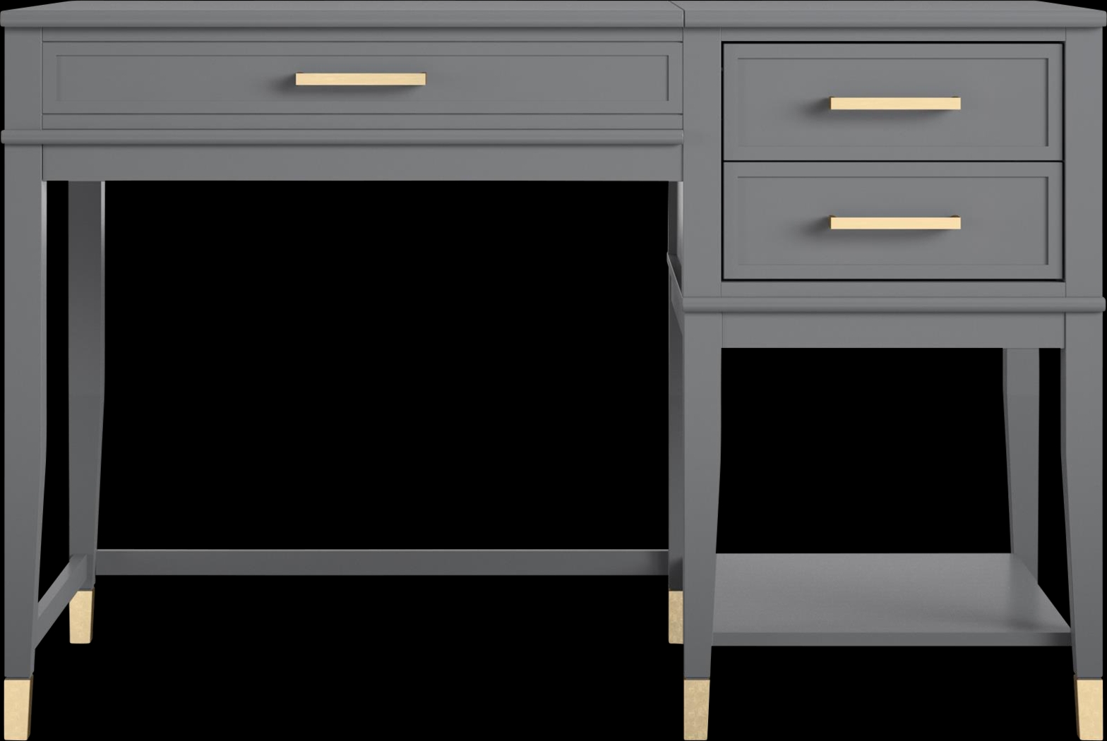 Tulagin Gray Lift-Top Desk - Thumbnail - Image 6