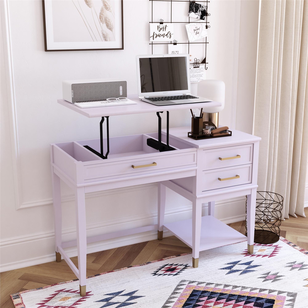 Tulagin Lavender Lift-Top Desk - Thumbnail - Image 3
