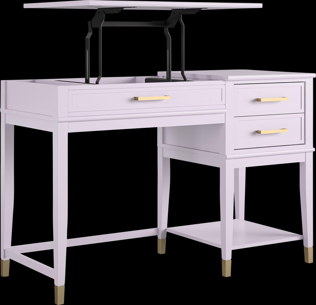 Tulagin Lavender Lift-Top Desk - Thumbnail - Image 10