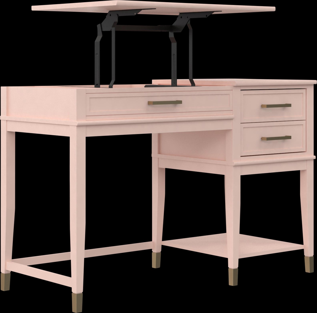 Tulagin Pink Lift-Top Desk - Thumbnail - Image 6