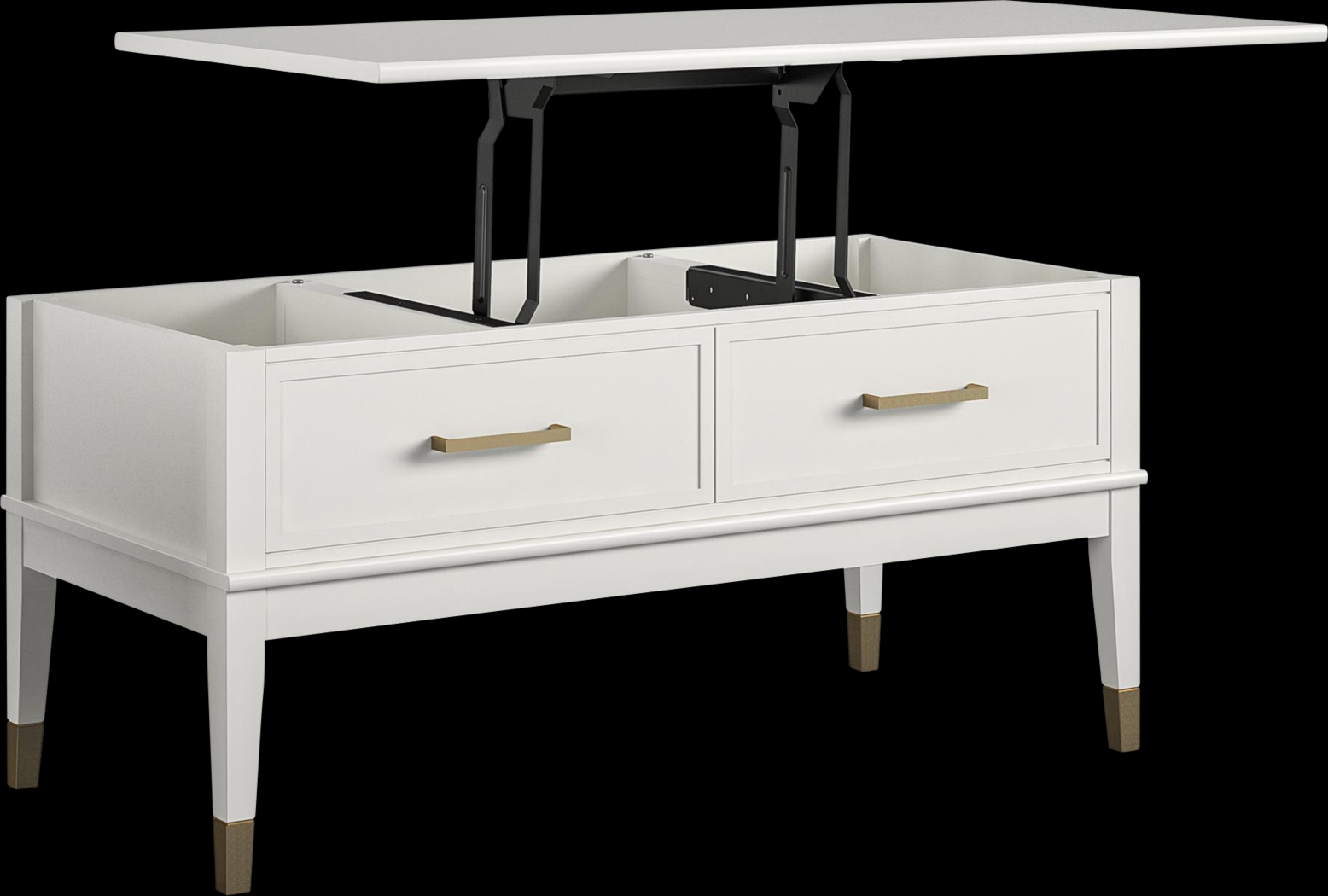 Tulagin White Lift-Top Cocktail Table - Thumbnail - Image 5