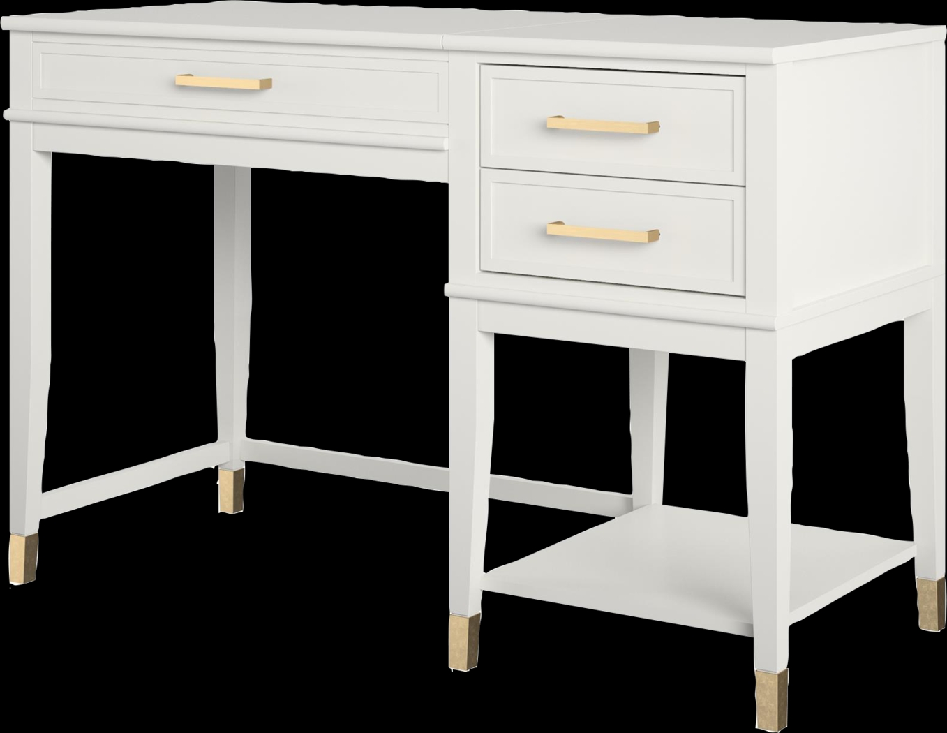Tulagin White Lift-Top Desk - Thumbnail - Image 6