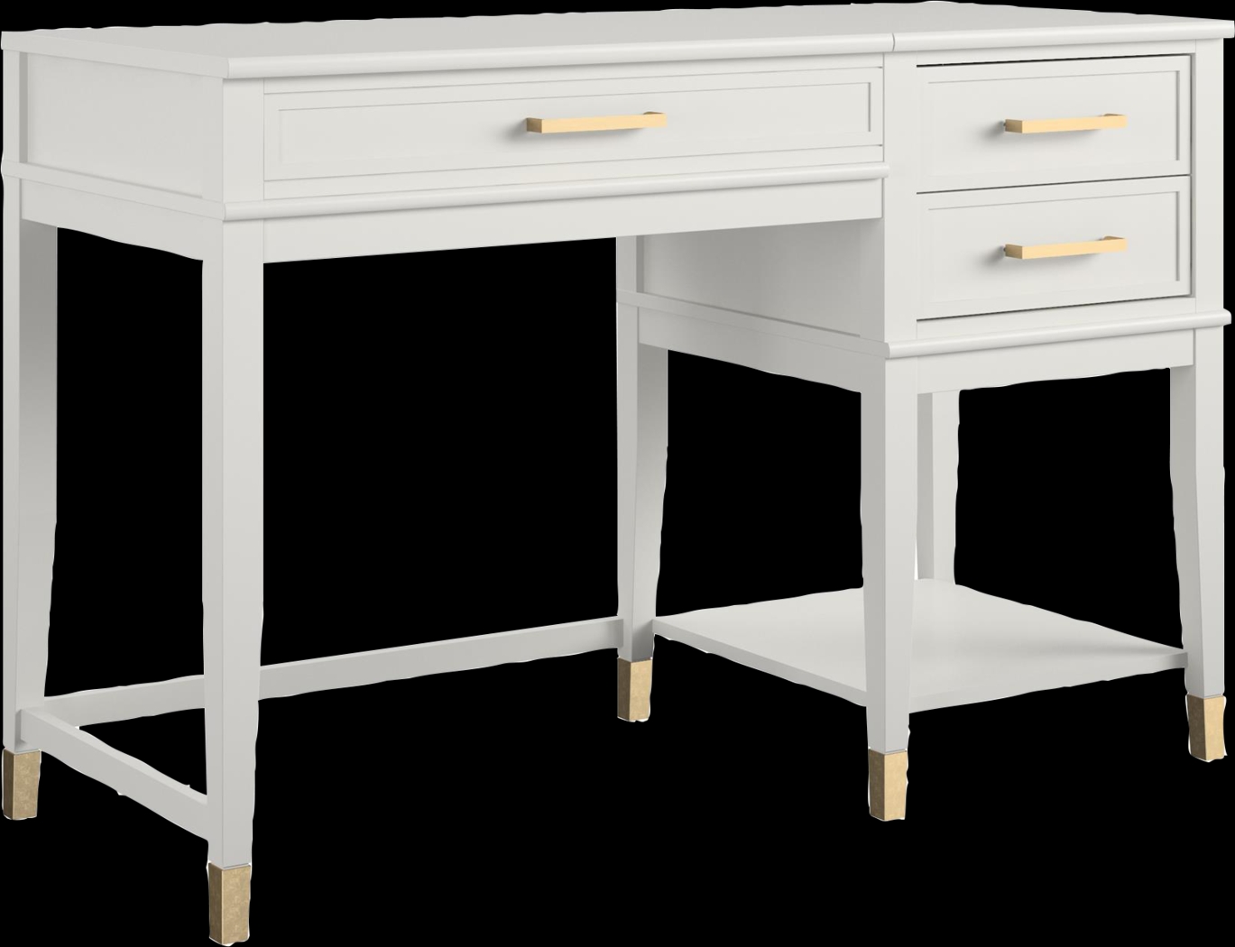Tulagin White Lift-Top Desk - Thumbnail - Image 1