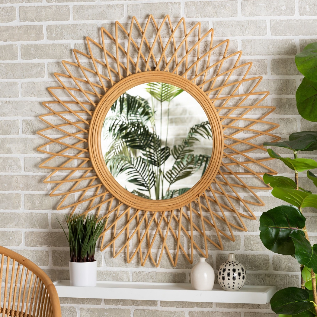 Tulani Brown Accent Mirror - Thumbnail - Image 2