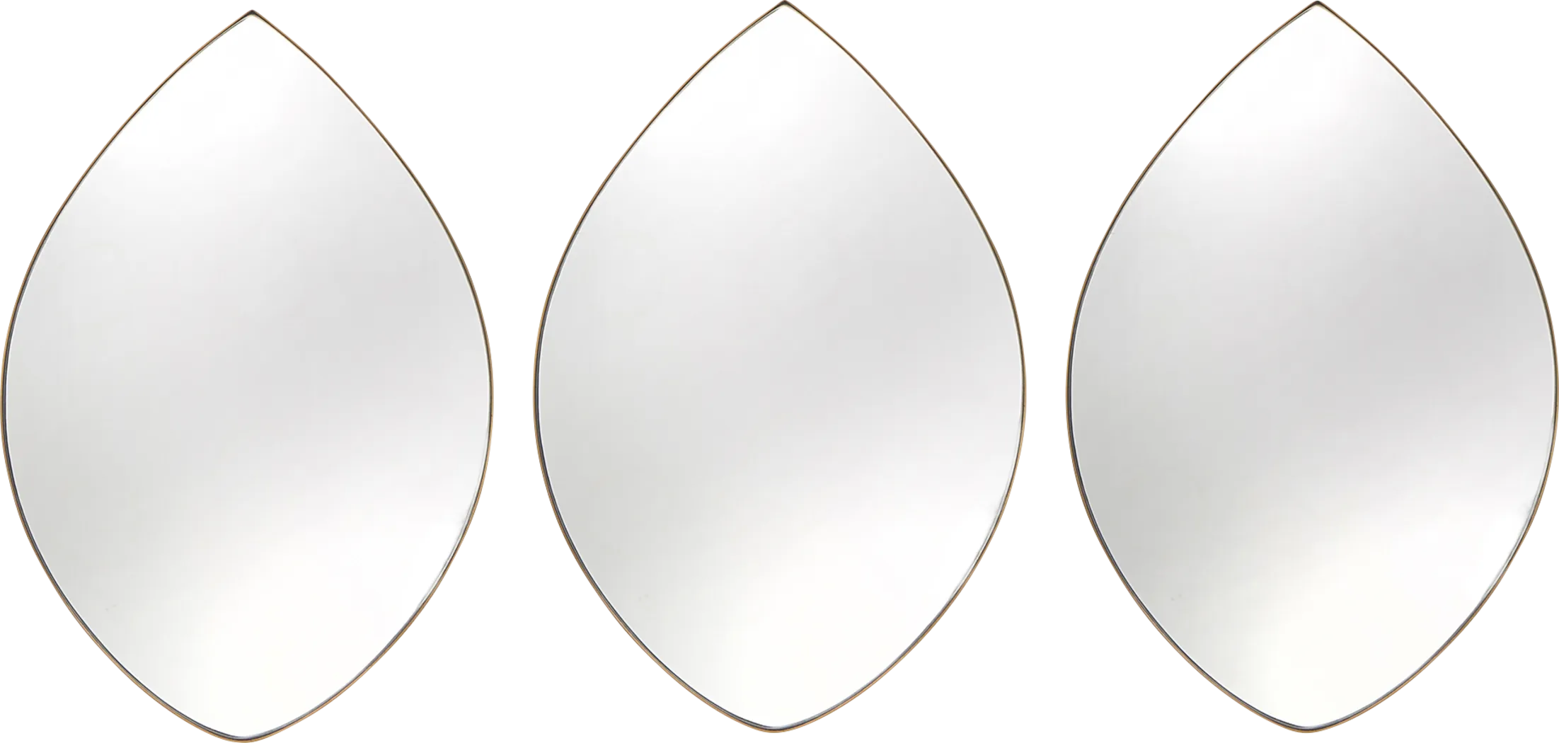 Tulfan Yellow Mirror, Set of 3 - Thumbnail - Image 2