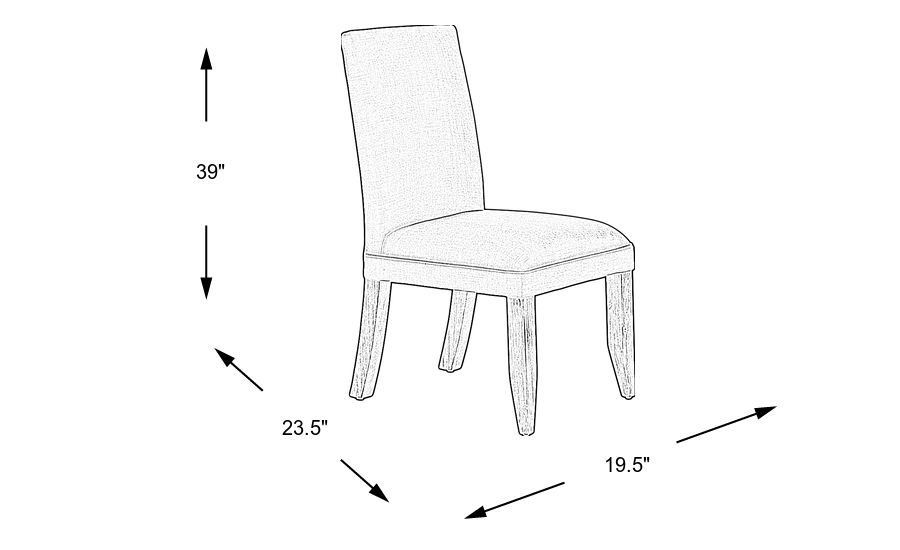 Dimension Image. Please refer to the Dimension Tab on this page for dimension details.
