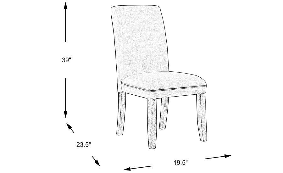 Dimension Image. Please refer to the Dimension Tab on this page for dimension details.