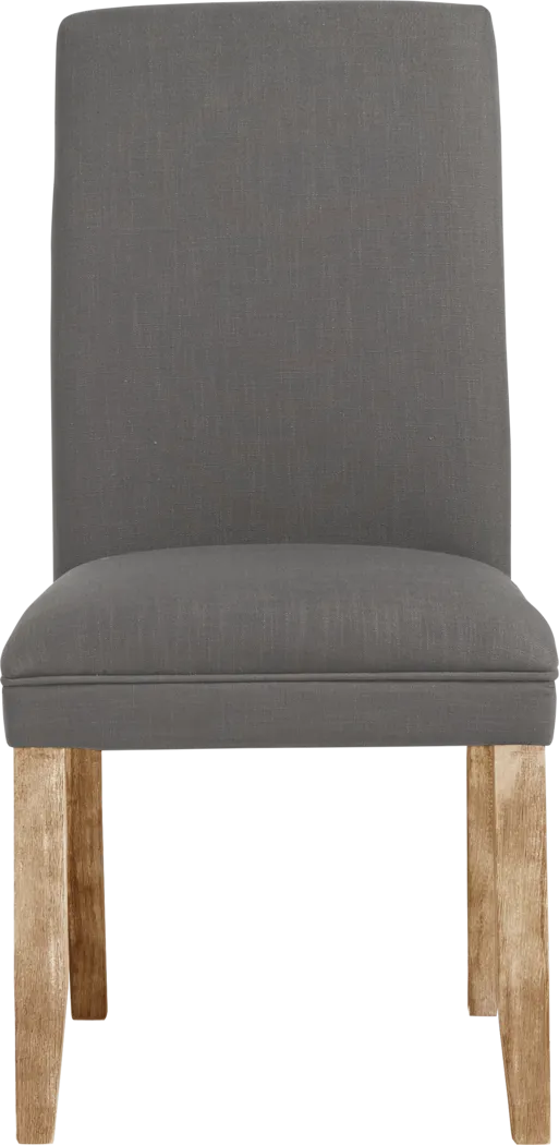 Tulip II Gray Upholstered Side Chair - Thumbnail - Image 1
