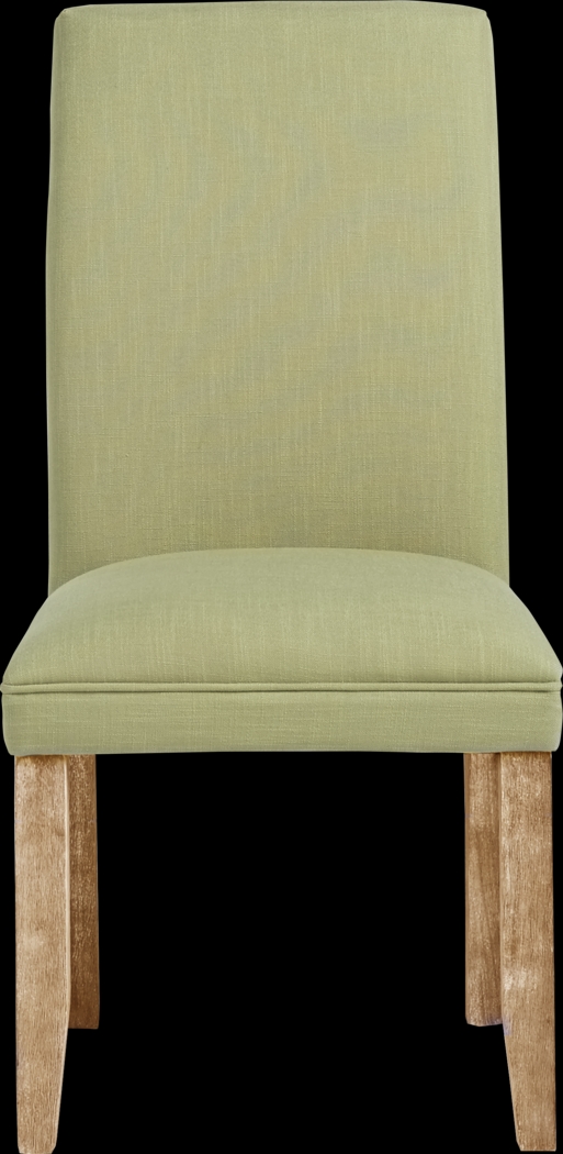 Tulip II Green Upholstered Side Chair - Thumbnail - Image 1