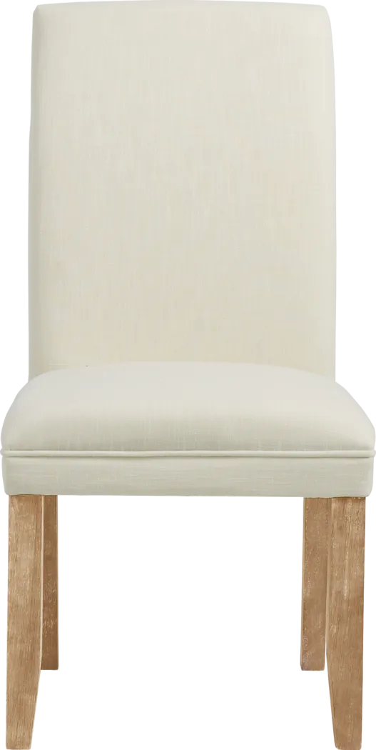 Tulip II White Upholstered Side Chair - Thumbnail - Image 1