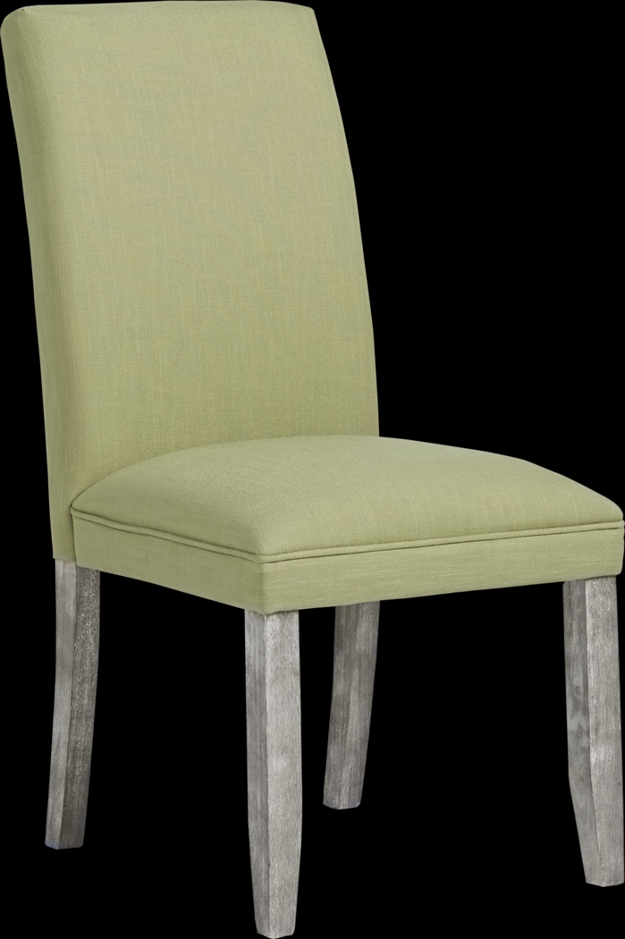 San Francisco Gray 7 Pc Dining Room with Kiwi Chairs - Thumbnail - Image 3