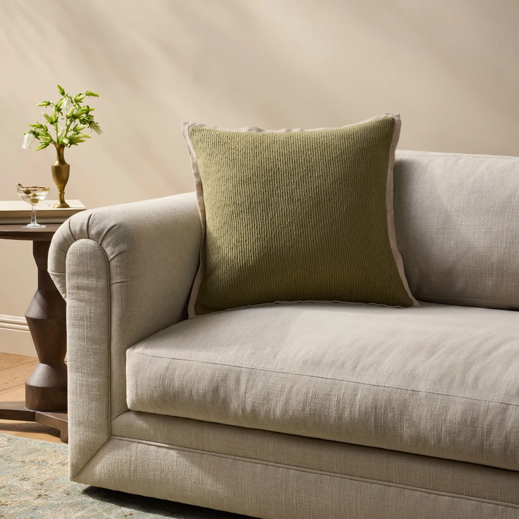 Tulipa Green Accent Pillow - Thumbnail - Image 2