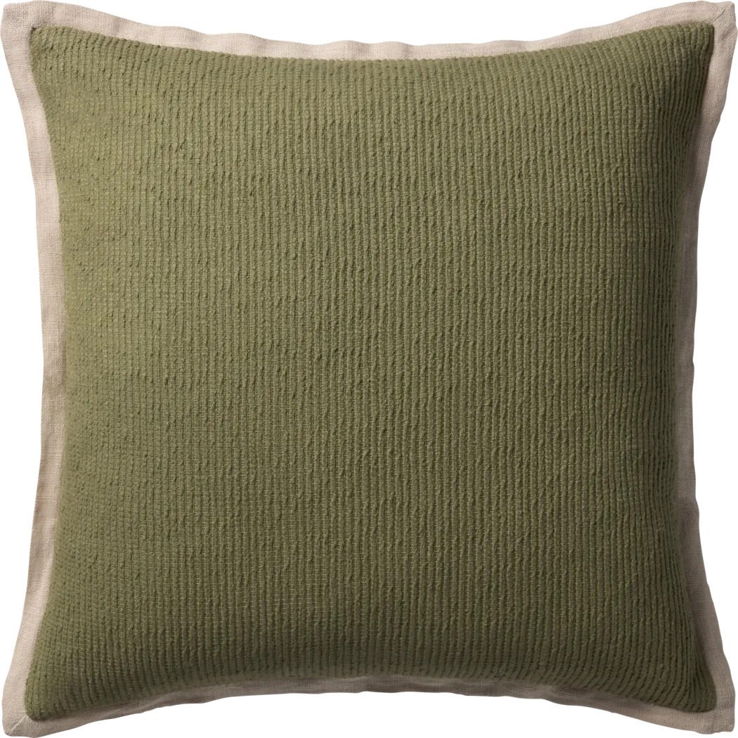 Tulipa Green Accent Pillow - Thumbnail - Image 1