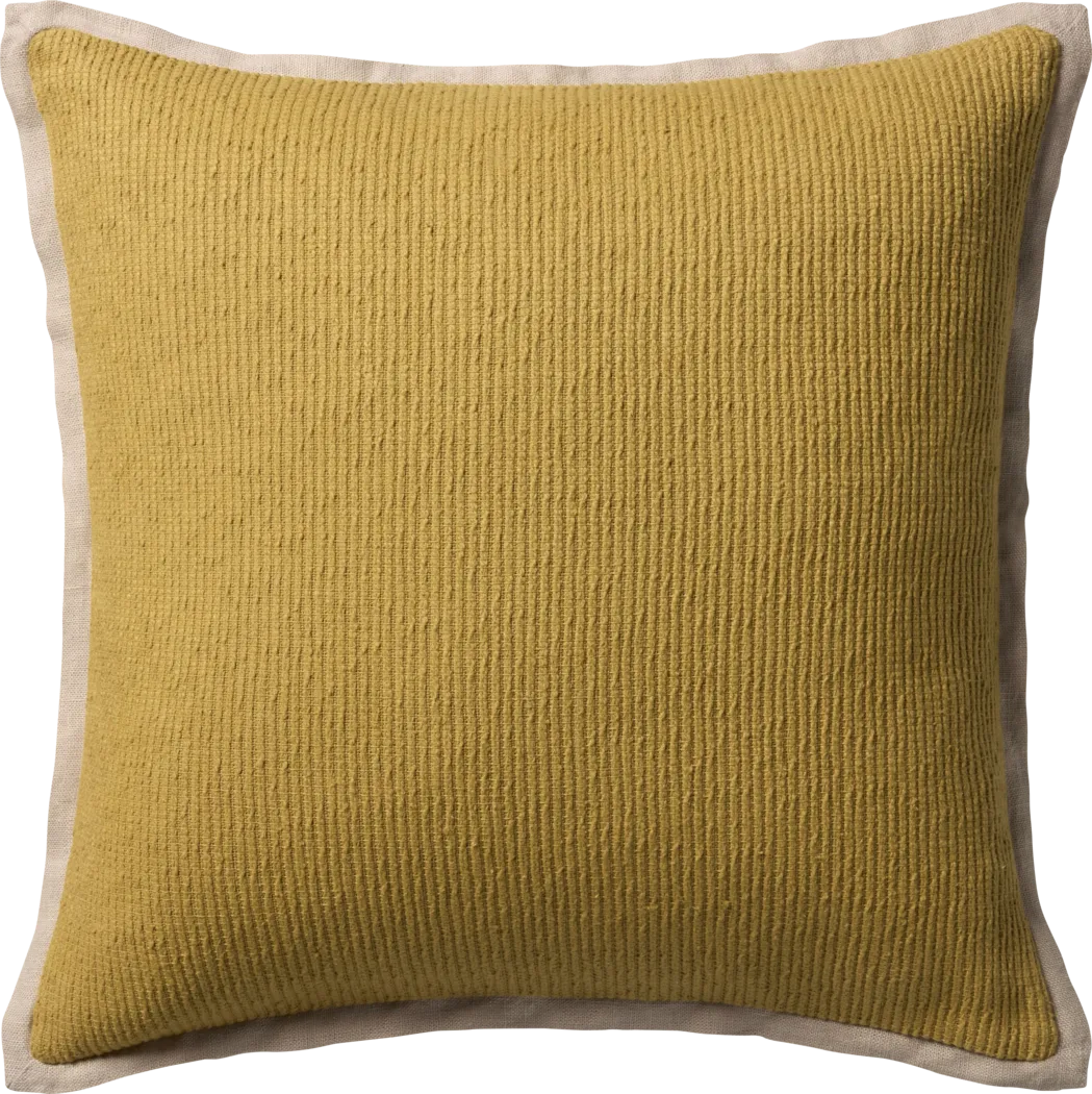 Tulipa Yellow Accent Pillow - Thumbnail - Image 1