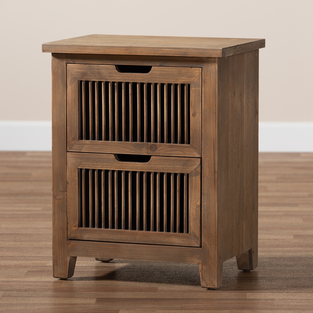 Tulipgold Brown End Table - Thumbnail - Image 2