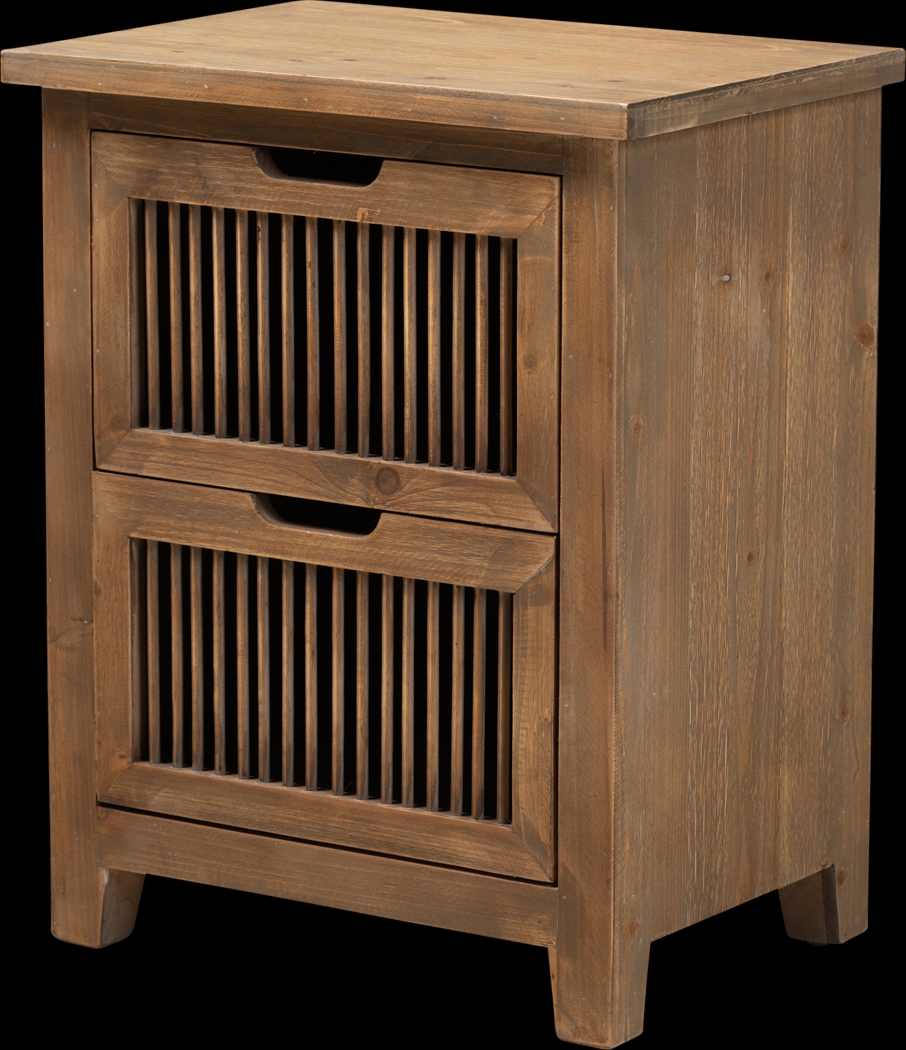 Tulipgold Brown End Table - Thumbnail - Image 1