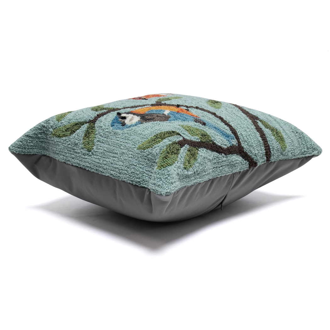 Tulippaw Aqua Indoor/Outdoor Accent Pillow - Thumbnail - Image 3