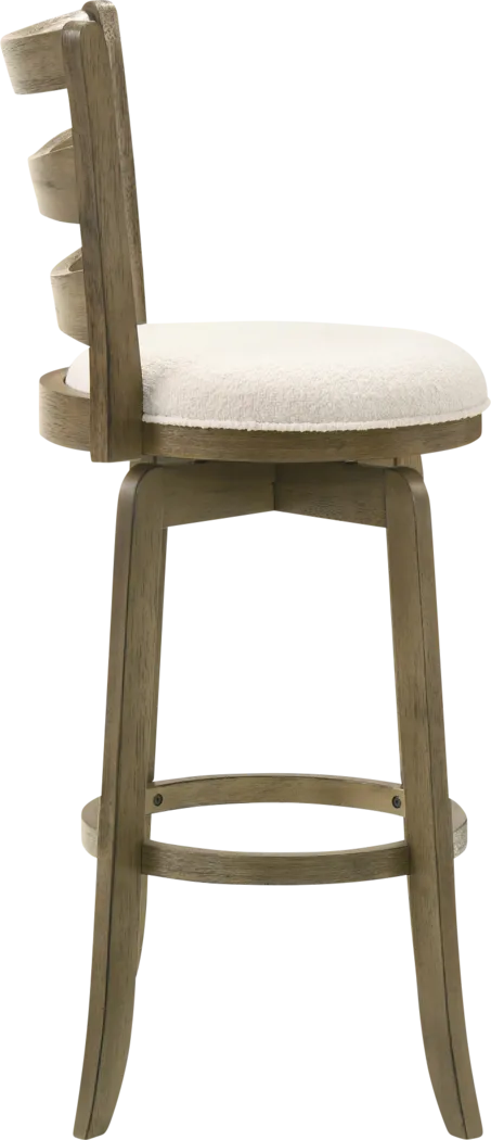 Tuliprover Brown Swivel Barstool - Thumbnail - Image 4