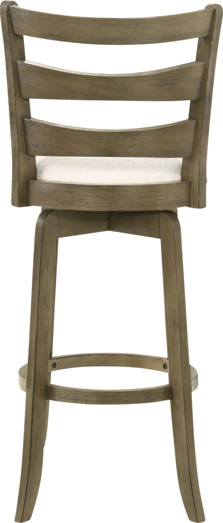 Tuliprover Brown Swivel Barstool - Thumbnail - Image 7