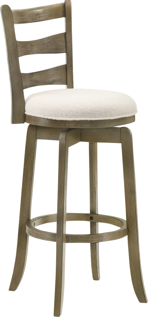 Tuliprover Brown Swivel Barstool - Thumbnail - Image 8