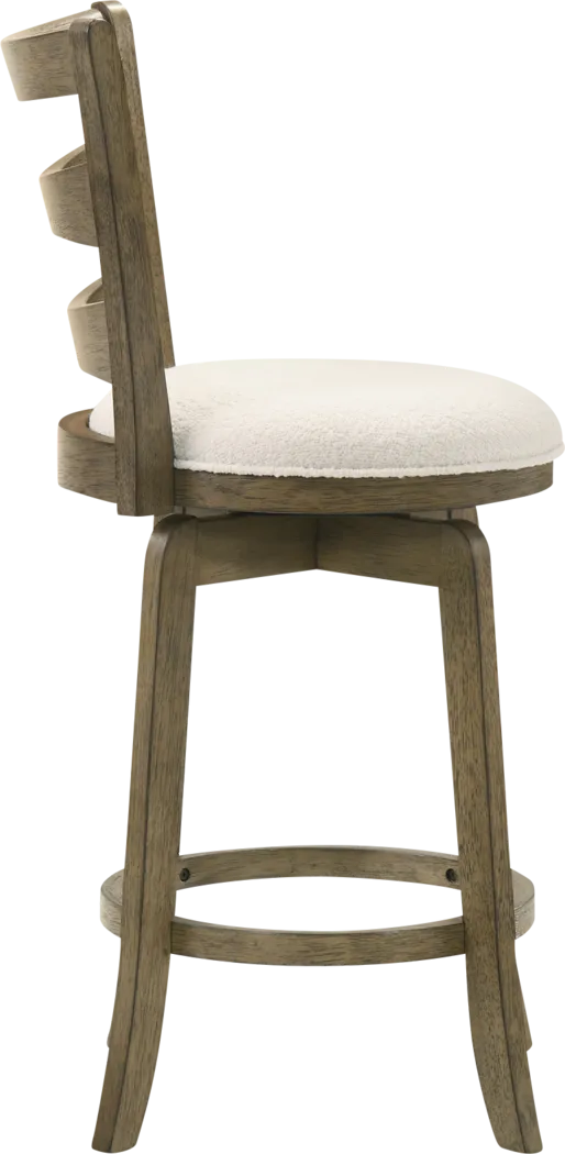 Tuliprover Brown Swivel Counter Height Stool - Thumbnail - Image 11