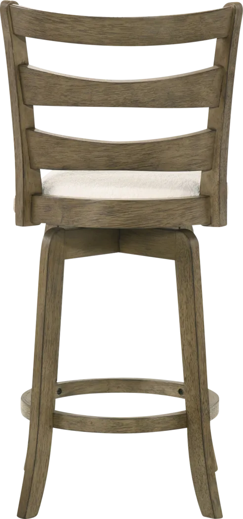 Tuliprover Brown Swivel Counter Height Stool - Thumbnail - Image 5