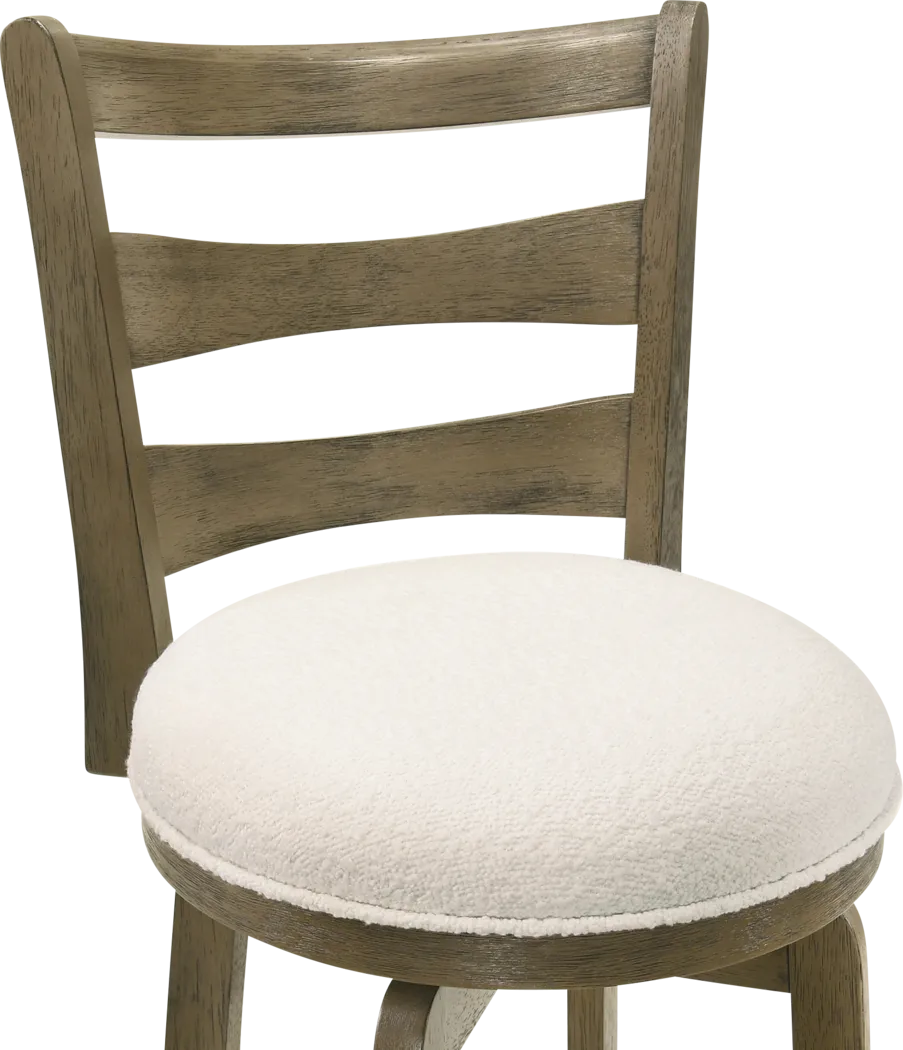 Tuliprover Brown Swivel Counter Height Stool - Thumbnail - Image 7