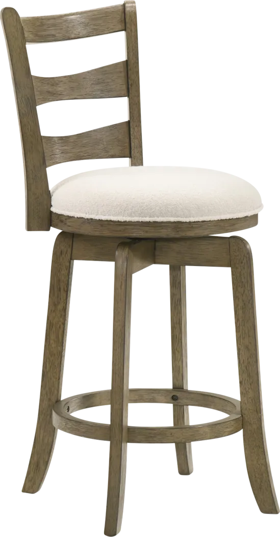Tuliprover Brown Swivel Counter Height Stool - Thumbnail - Image 8
