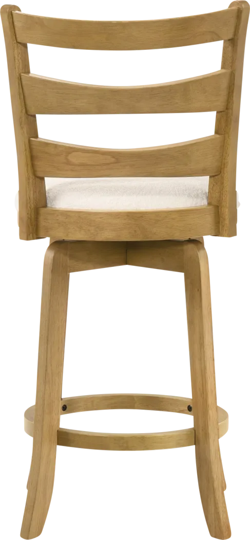 Tuliprover Natural Swivel Counter Height Stool - Thumbnail - Image 4