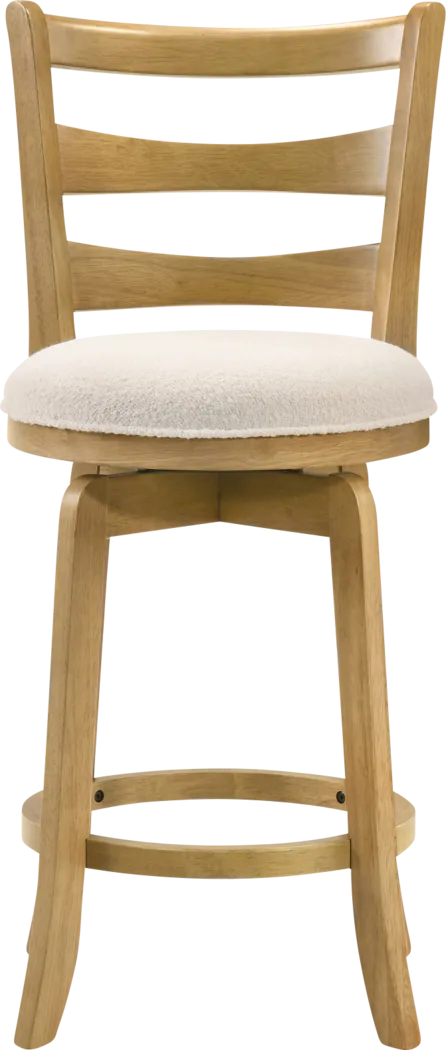 Tuliprover Natural Swivel Counter Height Stool - Thumbnail - Image 6