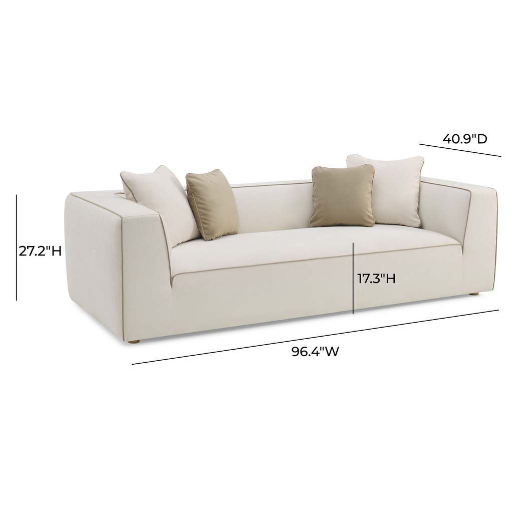 Tuliptime Cream Sofa - Thumbnail - Image 5
