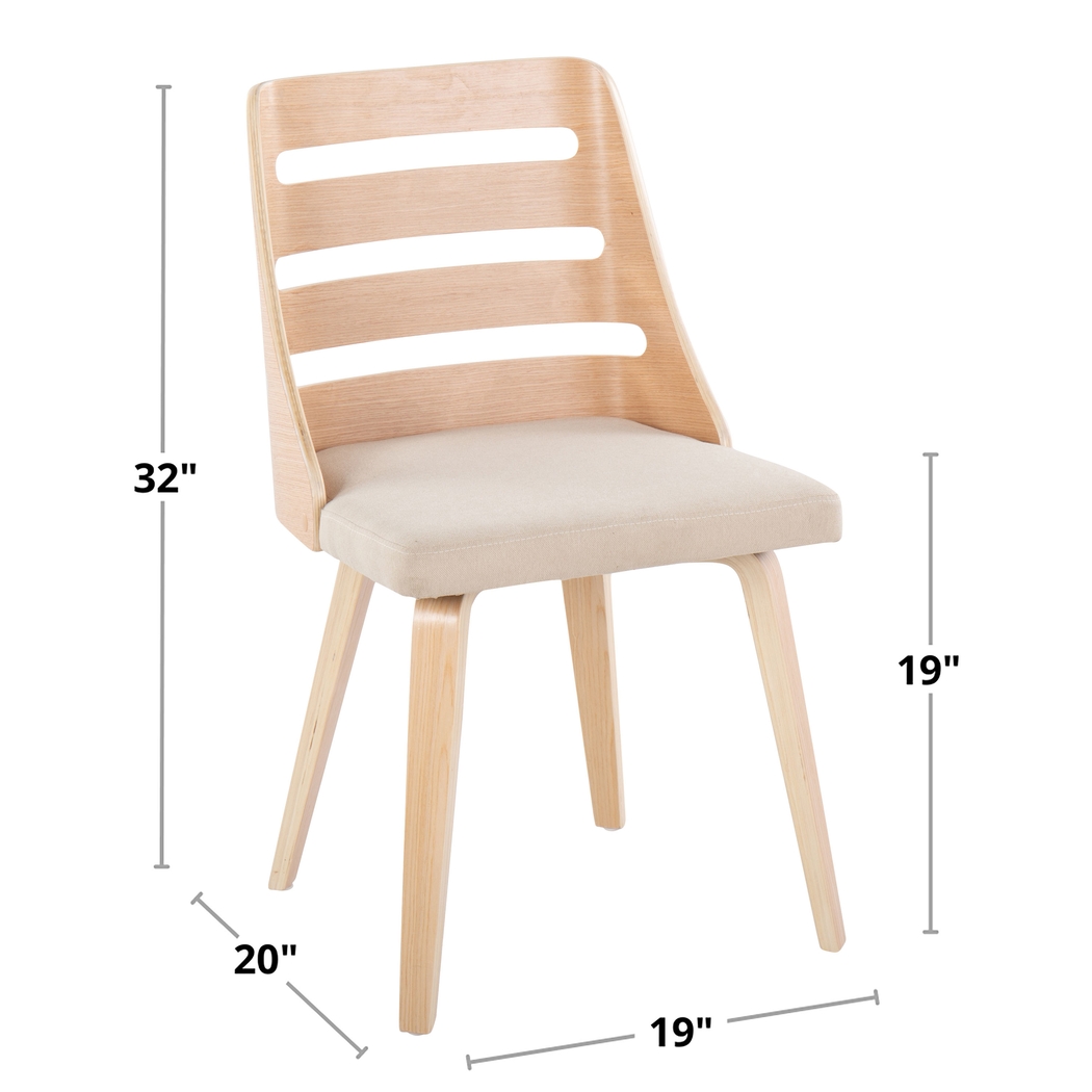 Tullahama Cream Dining Chair, Set of 2 - Thumbnail - Image 8
