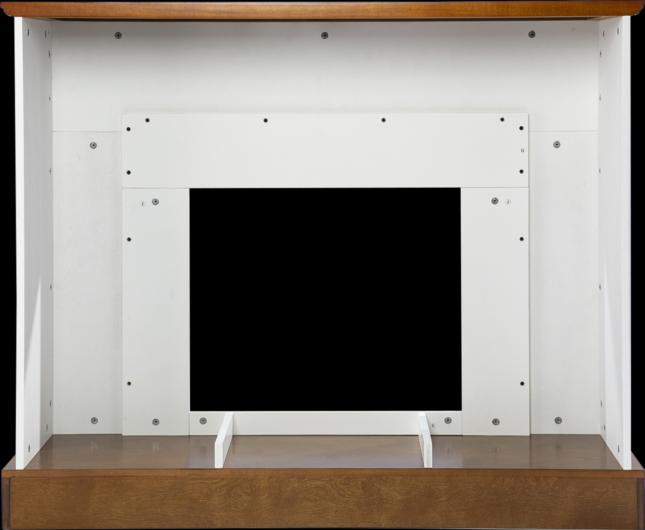 Tullamore IV White 50 in. Touch Panel Electric Fireplace - Thumbnail - Image 2