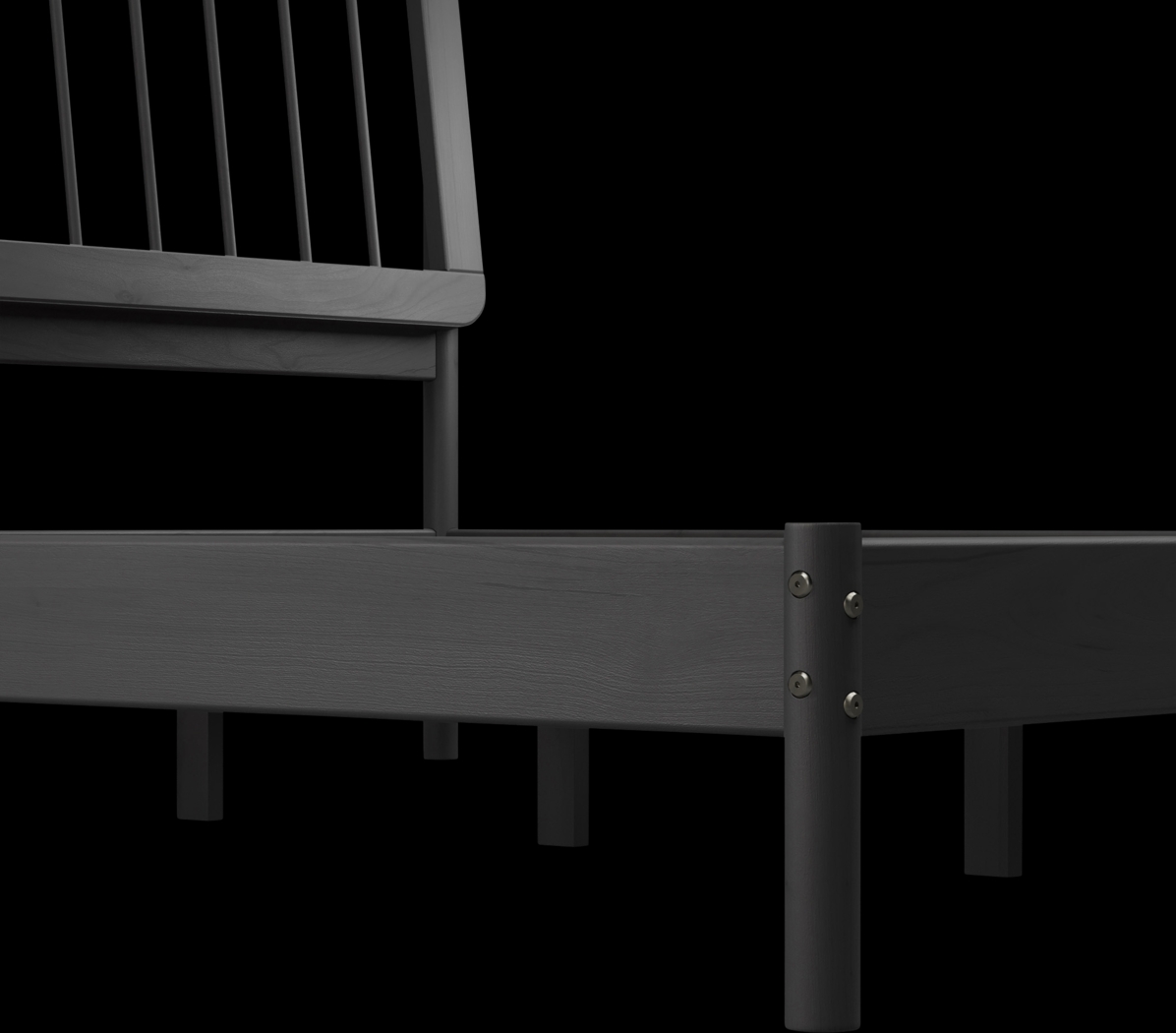 Tullgean Black King Bed - Thumbnail - Image 4